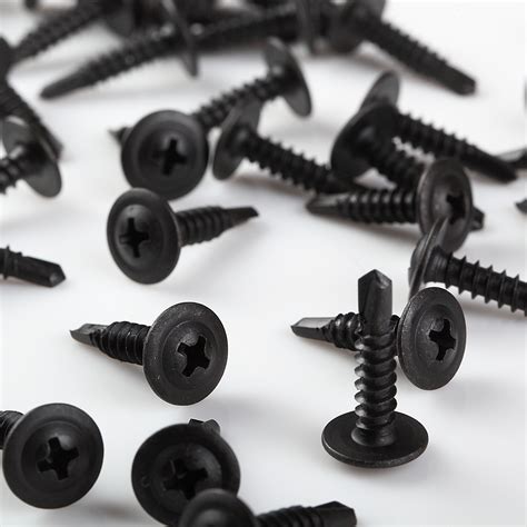 10 black sheet metal screws|sheet metal self tapping screws.